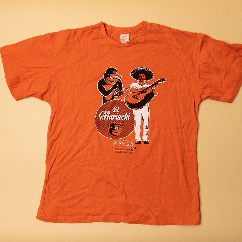 Orioles Player Design Series El Mariachi 50 Miguel Gonzalez MLB XL